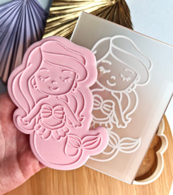 Mermaid Cookie Cutter + Embosser