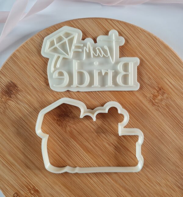 Team Bride Cookie Cutter + Stamp - Image 2