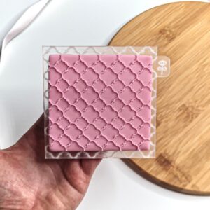 Geometric Pattern Fondant Reverse Embosser