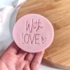 With Love Cookie Stamp