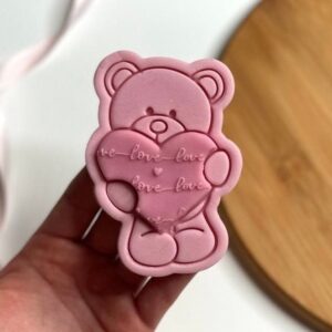 Full Set Teddy Bear Cookie Cutters + Stamp