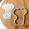 Elephant With Teddy Bear Cookie Cutter + Stamp - Image 2