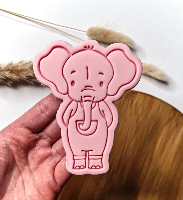 Elephant Cookie Cutter + Stamp