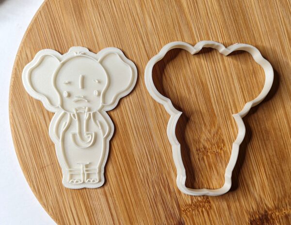 Elephant Cookie Cutter + Stamp - Image 2
