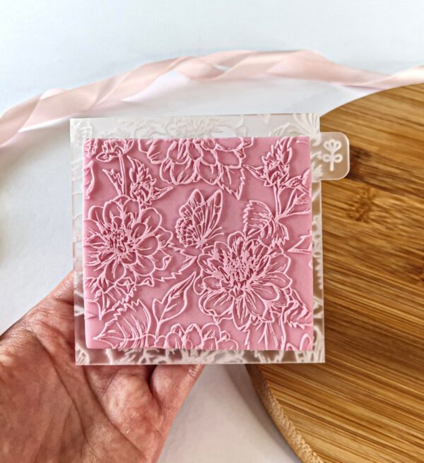 Floral Pattern Fondant Reverse Embosser