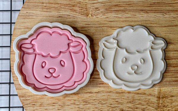 Sheep Cookie Cutter + Stamp