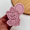 Teddy Bear With Ballon Cookie Cutter + Stamp