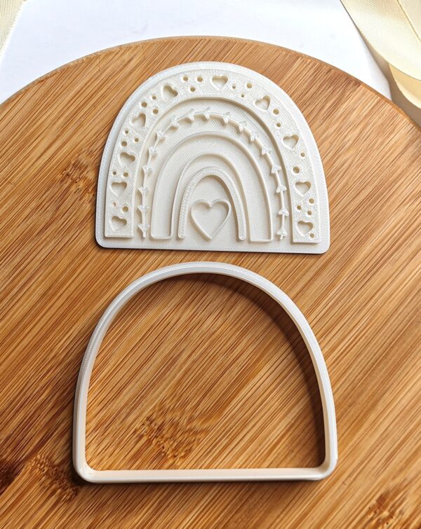 Rainbow Cookie Cutter + Stamp - Image 2