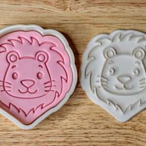 Lion Cookie Cutter + Stamp