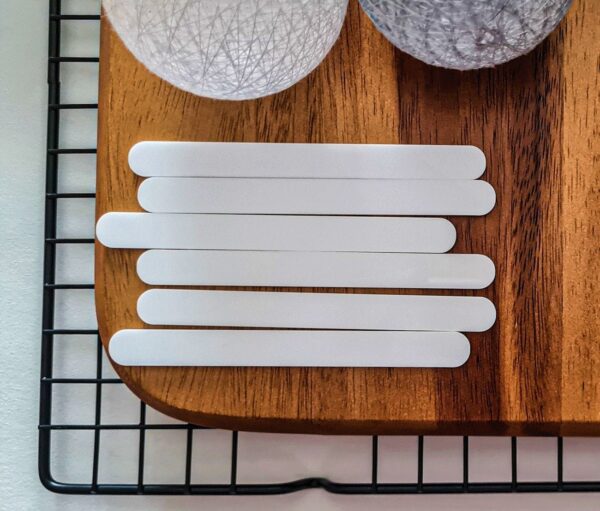 White Acrylic Cakesicle Lollipop Sticks