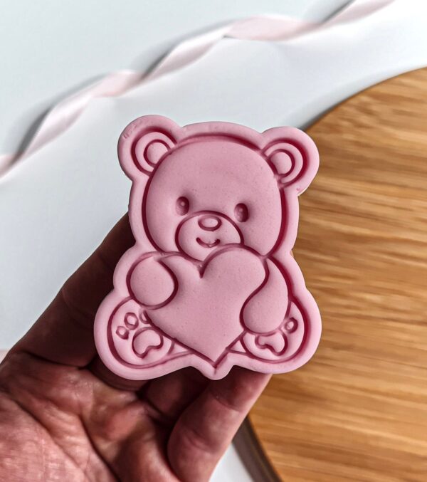 Small Teddy Bear Size: Height 65 x Width 57 mm