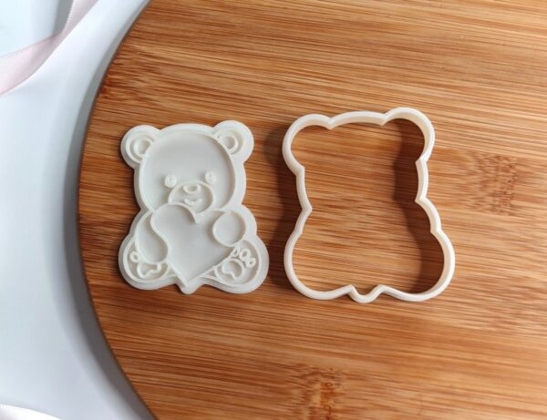 Small Teddy Bear Size: Height 65 x Width 57 mm - Image 2