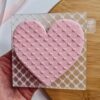 Heart Pattern Cookie Cutter + Embosser