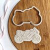 Motorbike Cookie Cutter + Stamp - Image 2