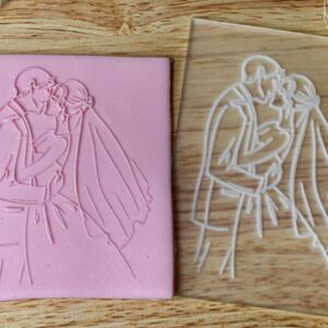 Wedding Couple Cookie Embosser