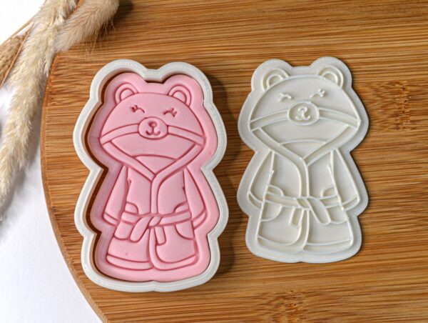 Baby Bathrobe Cookie Cutter + Stamp