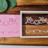 Mr & Mrs Cookie Embosser + Cutter