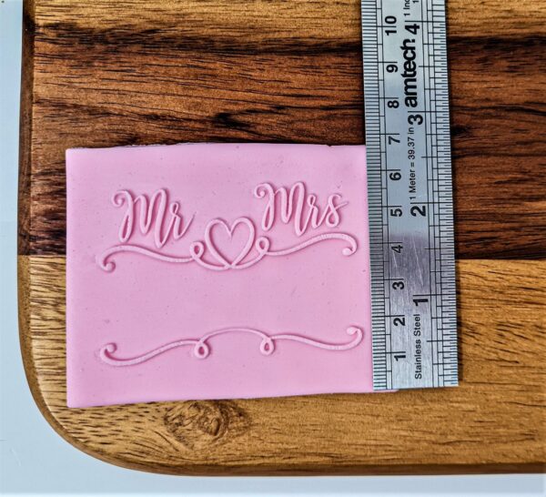 Mr & Mrs Cookie Embosser + Cutter - Image 2