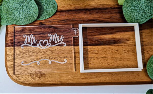 Mr & Mrs Cookie Embosser + Cutter - Image 3
