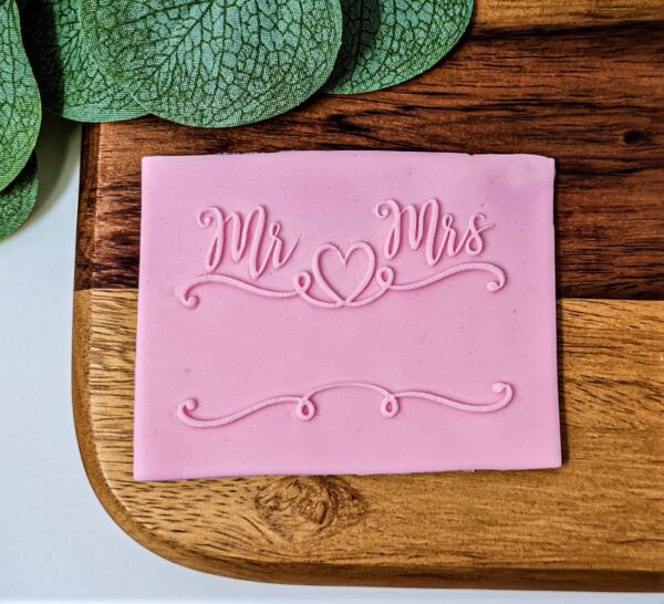 Mr & Mrs Cookie Embosser + Cutter - Image 4