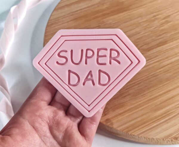 Super Dad Cookie Cutter + Stamp