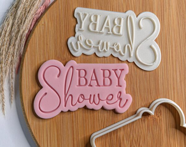 Baby Shower Cookie Cutter + Stamp