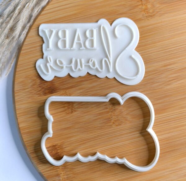 Baby Shower Cookie Cutter + Stamp - Image 2