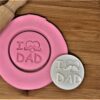 I Love Dad Cookie Cutter + Stamp