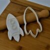 Rocket Cookie Cutter + Stamp - Image 2