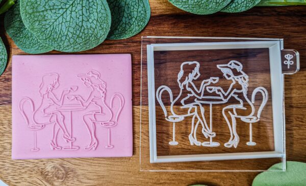 Girls Cookie Embosser + Cutter