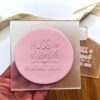 Hugs & Kisses, Valentine Wishes Cookie Embosser