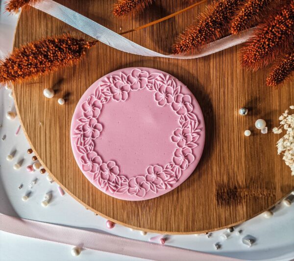 Floral Border Cookie Cutter + Embosser