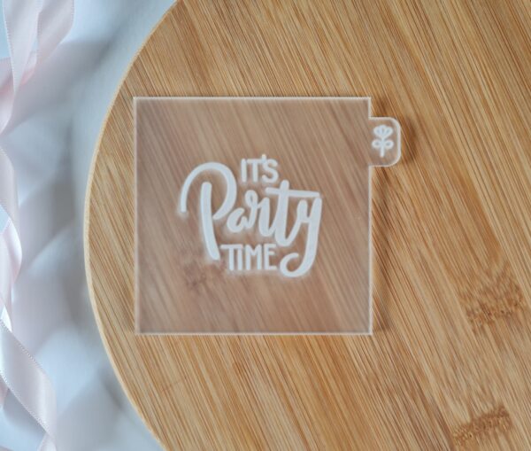 It's Party Time Fondant Cookie Embosser - Image 2