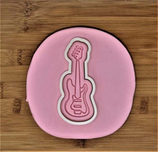 Electric Guitar Cookie Cutter + Stamp - Image 2