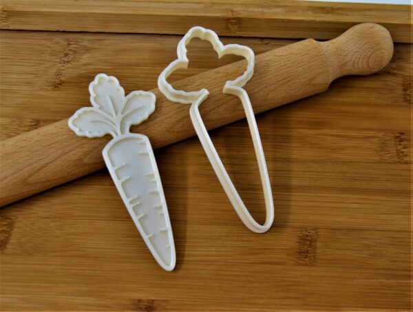 Carrot Cookie Cutter + Stamp - Image 3