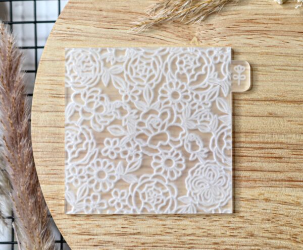 Floral Pattern Cookie Embosser - Image 2