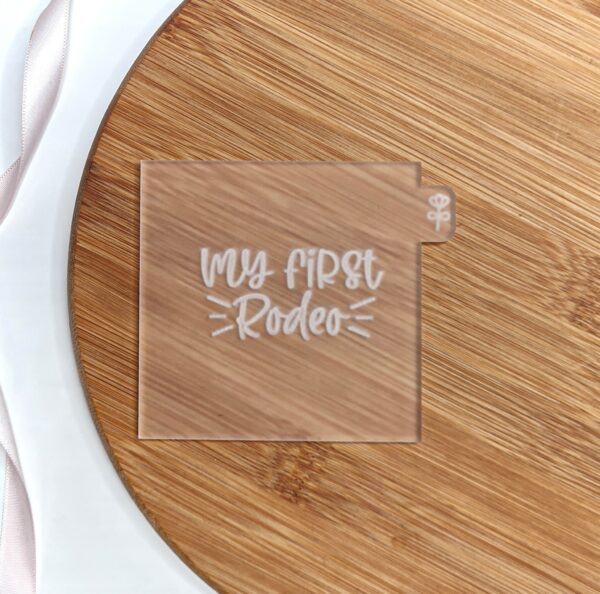 My First Rodeo Fondant Reverse Embosser - Image 2