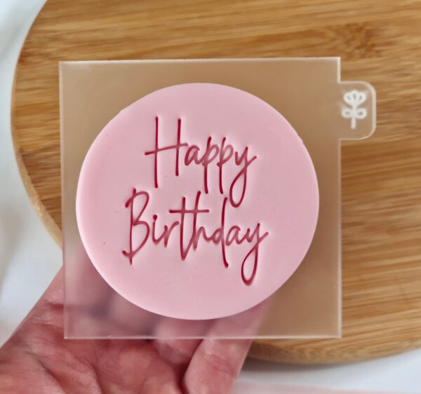 Happy Birthday Cookie Stamp