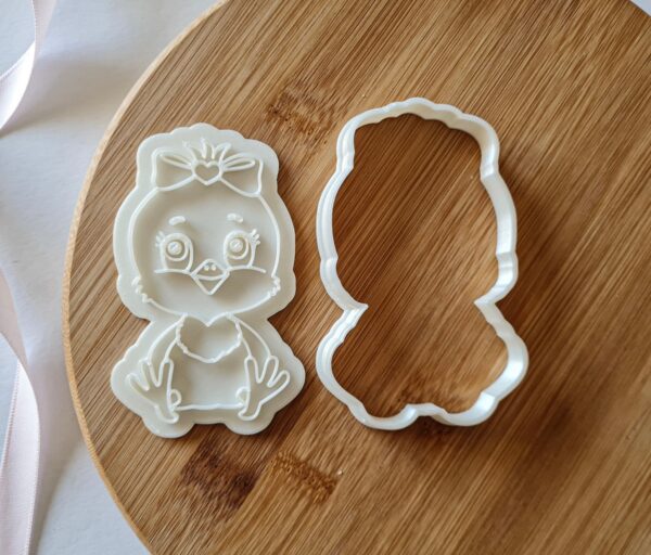 Baby Chick Cookie Cutter + Stamp - Image 2