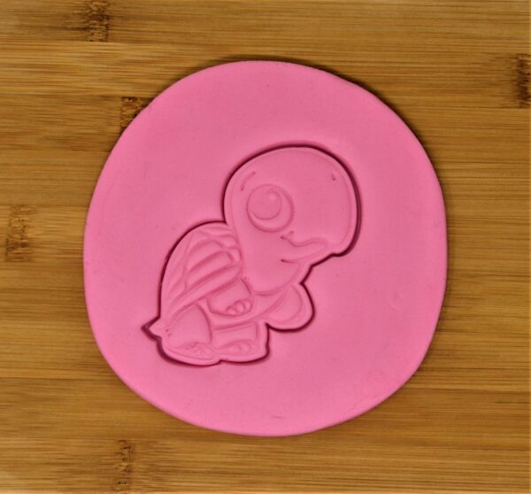 2 Pcs Turtle Cookie Cutter + Stamp - Image 4