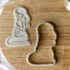 Pregnant Woman Cookie Cutter + Stamp - Image 2