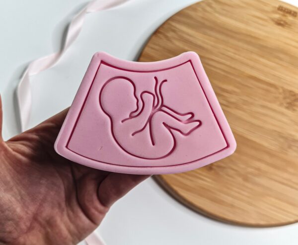 Pregnancy Ultrasound Scan Cookie Cutter + Stamp