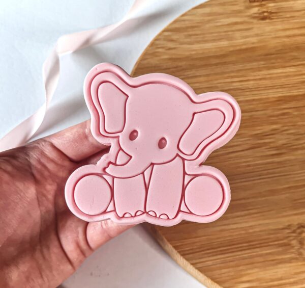 Elephant Cookie Cutter + Stamp