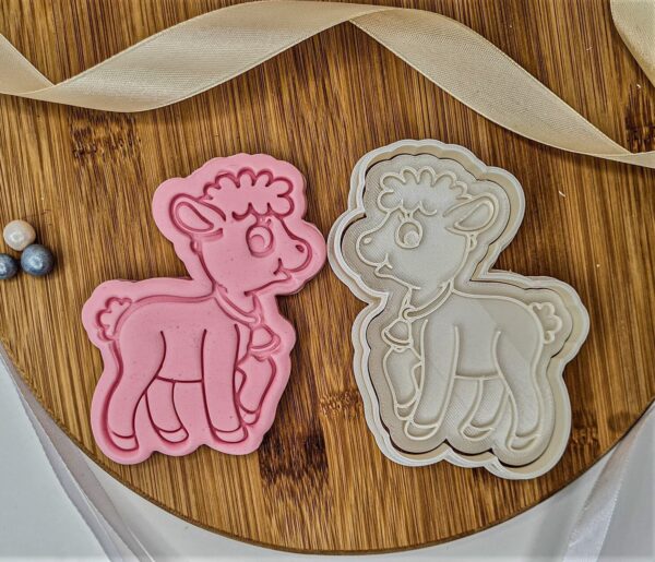 Sheep Cookie Cutter + Stamp