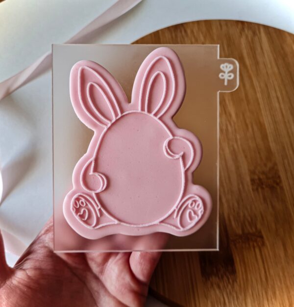 Easter Bunny Egg Cookie Cutter + Embosser