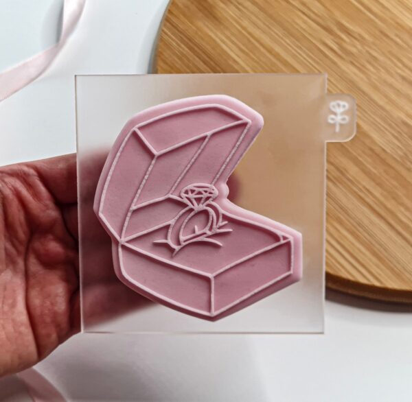Wedding Ring Cookie Cutter + Embosser