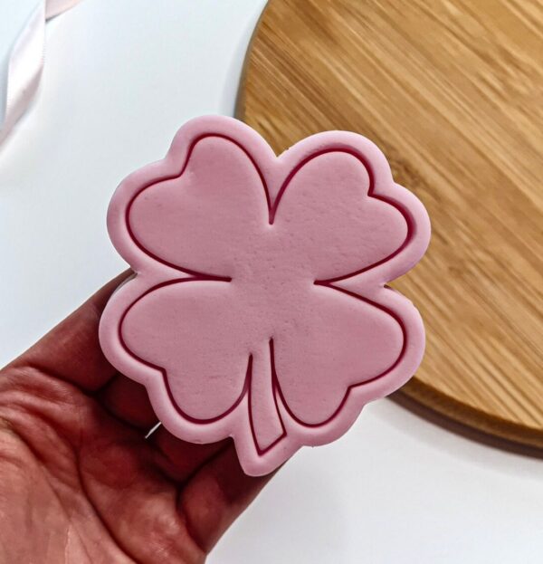 Four Leaf Clover Cookie Cutter + Stamp