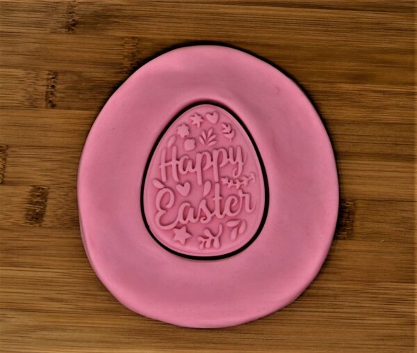 Happy Easter Cookie Cutter + Stamp - Image 3