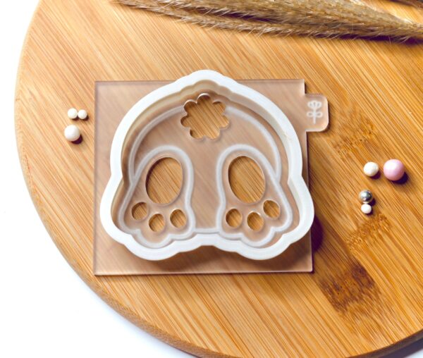 Bunny Butt Cookie Cutter + Embosser - Image 2