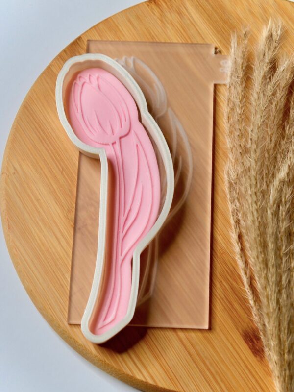 Large Tulip Cookie Cutter + Embosser